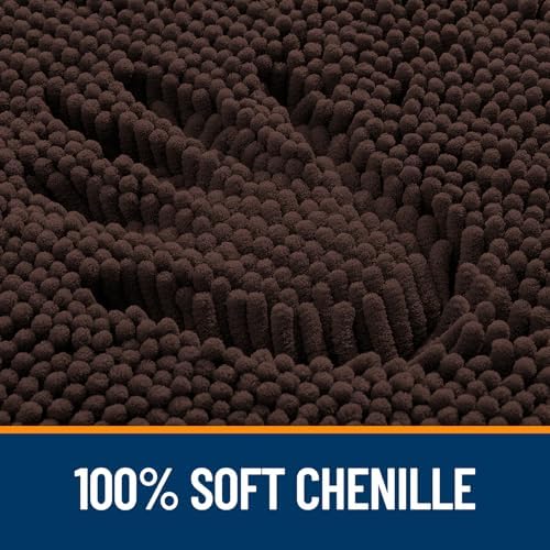 OLANLY Bathroom Rugs 30x20, Extra Soft Absorbent Chenille Bath Rugs