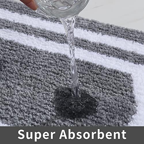 COSY HOMEER Non-Slip Bath Mats Extra Thick Absorbent Plush Washable