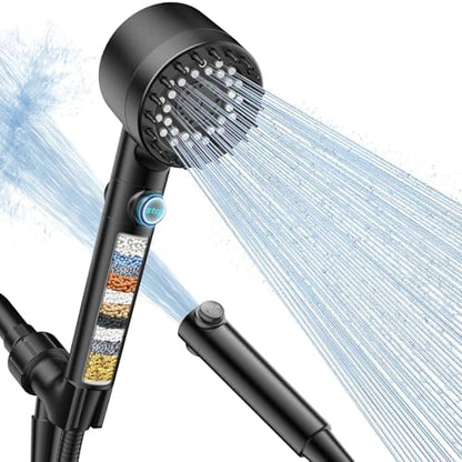 FEELSO Filtered Shower Head with Handheld, High Pressure Shower Filter Head