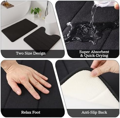 Black Gold Bathroom Accessories Set - Bathroom Sets