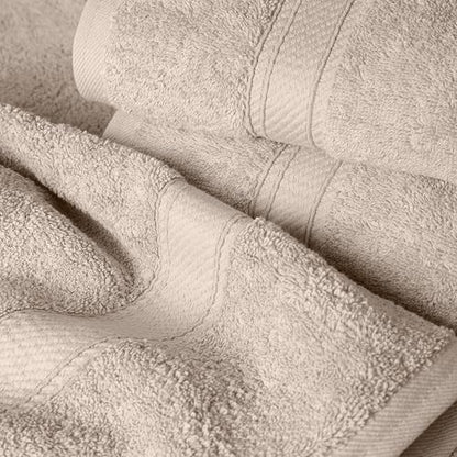 SUPERIOR Egyptian Cotton Ultra Plush & Absorbent, 6 Piece Set, Stone