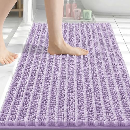 Arotive Bathroom Rugs Mat 30x20, Soft Absorbent Chenille Shaggy Bath Mat