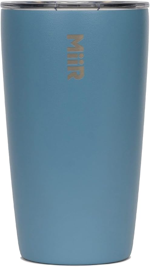 MiiR Tumbler, 16oz | Insulated Stainless Steel with Press Fit Slide Lid – Splash Proof Design, Holds Hot & Cold Beverages, Cup Holder Compatible