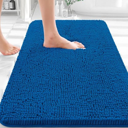 OLANLY Bathroom Rugs 36x24, Extra Soft Absorbent Chenille Bath Rugs
