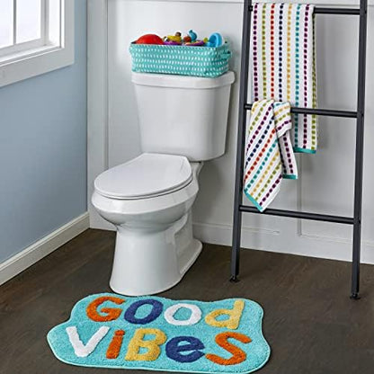 SKL Home Good Vibes Hand Towel Set-2pc, Premium 100% Cotton, Multi