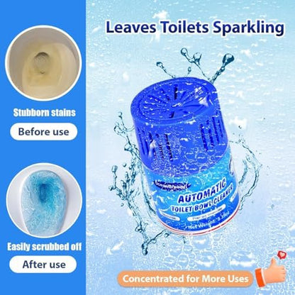 Automatic Toilet Bowl Cleaner Long Lasting Tank Bottles 3 Pack