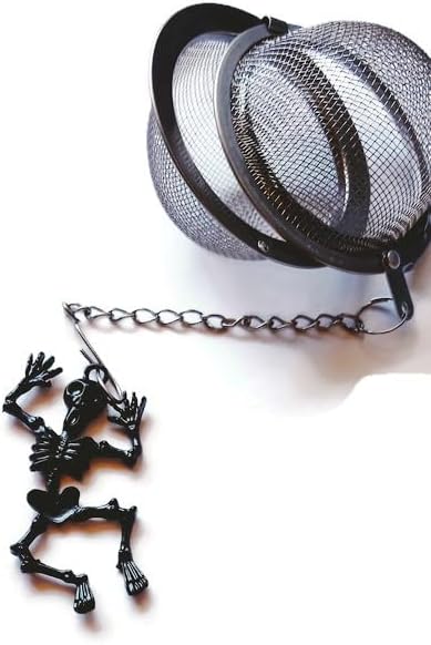 Skeleton Chain Tea Strainer for Brewing Dried herbal Tea Leaves