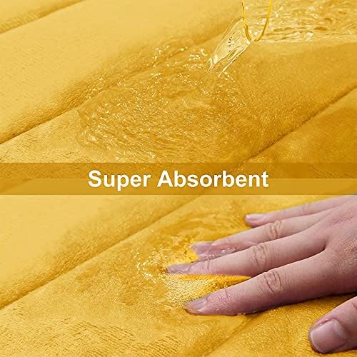 Buganda Memory Foam Bath Mat 60 x 24, Ultra Soft Absorbent Bathroom Rugs