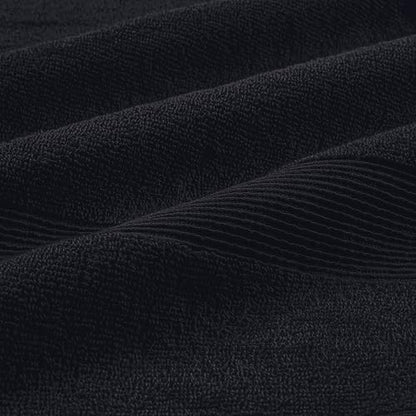 Belizzi Home 8 Piece Towel Set 100% Ring Spun Cotton, 2 Bath Towels 27x54, 2 Hand Towels 16x28 and 4 Washcloths 13x13 - Ultra Soft Highly Absorbent Machine Washable Hotel Spa Quality - Black