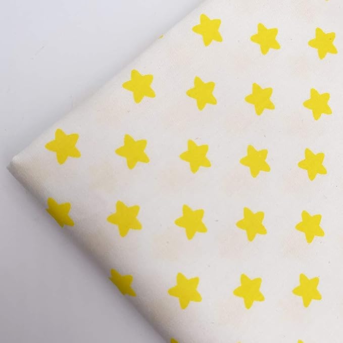 7 pcs 20" x 20" Cotton Fabric DIY Making Supplies Quilting Patchwork Fabric Fat Quarter Bundles DIY for Quilting Cotton Patchwork Cushions (Crown Bear, 20" x 20")