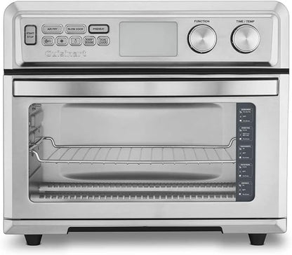 Cuisinart Air Fryer Toaster Oven with Extra-Large Capacity, 1800W Stainless Steel Oven with Digital Display, Bake, Broil, Roast & Air Fry Options, Adjustable Temperature, TOA-95NAS