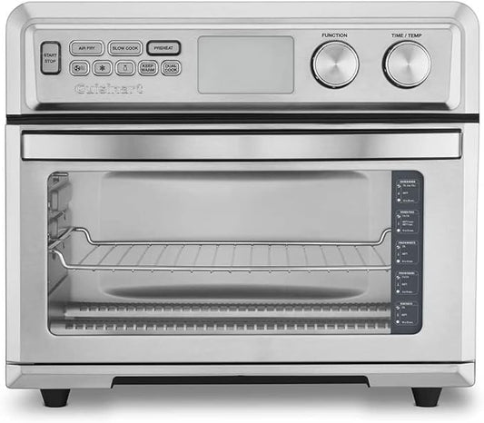 Cuisinart Air Fryer Toaster Oven with Extra-Large Capacity, 1800W Stainless Steel Oven with Digital Display, Bake, Broil, Roast & Air Fry Options, Adjustable Temperature, TOA-95NAS