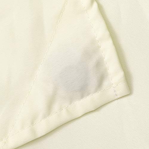 N&Y HOME Fabric Shower Curtain or Liner with Magnets, Sand