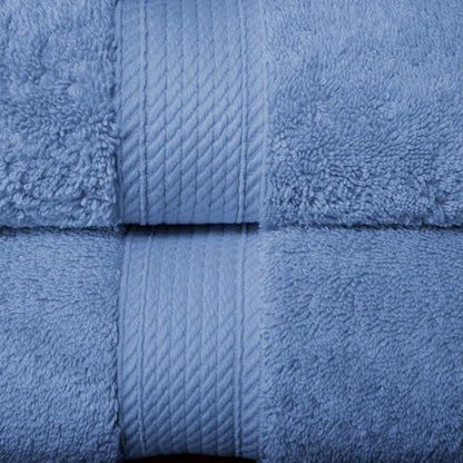 SUPERIOR Egyptian Cotton Ultra Plush & Absorbent, 10 Piece Set, Denim Blue