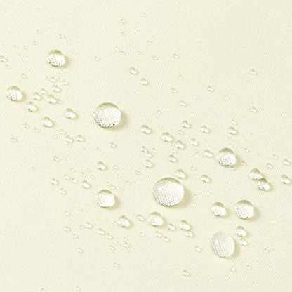 N&Y HOME Fabric Shower Curtain or Liner with Magnets, Sand