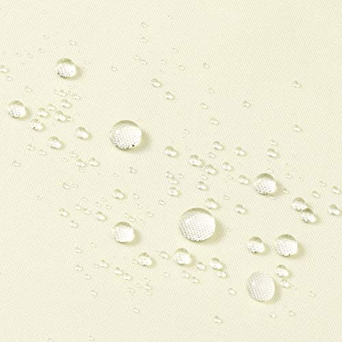 N&Y HOME Fabric Shower Curtain or Liner Extra Long 72 x 84 Inches, Sand
