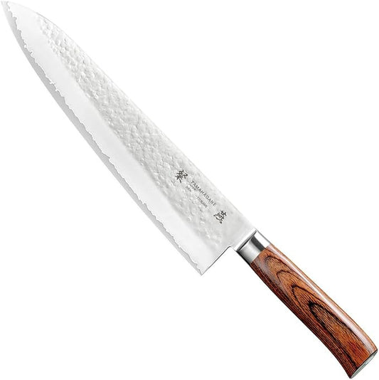 Tamahagane SAN Tsubame Stainless Steel Pakkawood Chef's Knife, 10.5-Inch