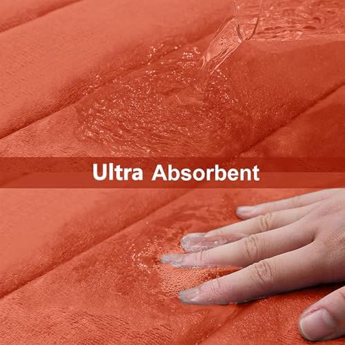 Buganda Memory Foam Bath Mat 35.4 x 24, Ultra Soft Absorbent Bathroom Rugs