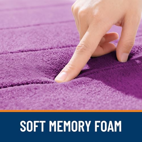 OLANLY Memory Foam Large Bath Mat 59x34, Super Soft Absorbent Bathroom Rugs