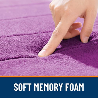 OLANLY Memory Foam Large Bath Mat 59x34, Super Soft Absorbent Bathroom Rugs