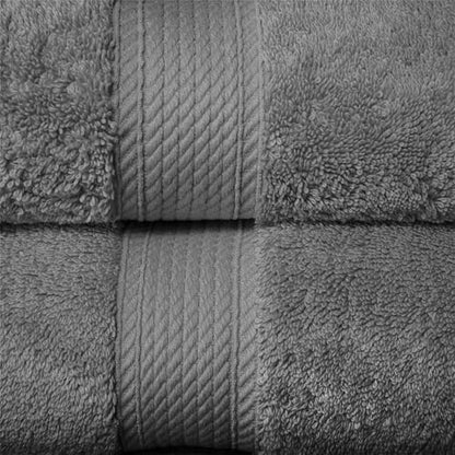 Superior Egyptian Cotton Ultra Plush & Absorbent, 10 Piece Set, Charcoal