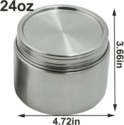 CoaGu 24oz Coffee Container: BPA-Free, Dishwasher Safe, Airtight 18/8 Stainless Steel Lunch Storage Solution