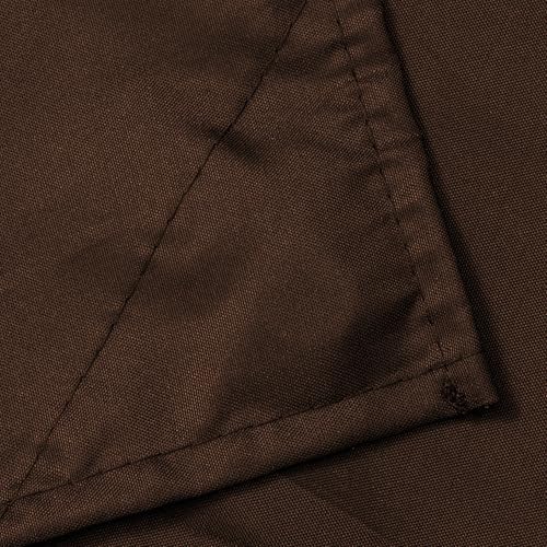 N&Y HOME Fabric Shower Curtain or Liner with Magnets, Brown