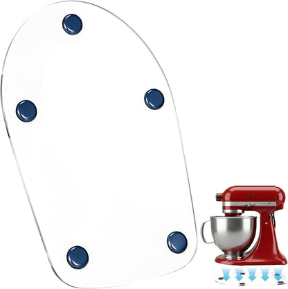 Mixer Slider Mat Compatible with KitchenAid 4.5-5Qt Tilt Head Stand Mixer, Thickened Acrylic Mixer Slider Tray for Kitchenaid Artisan, Kitchen Countertop Moving Tray attachments, Mixers Accessories