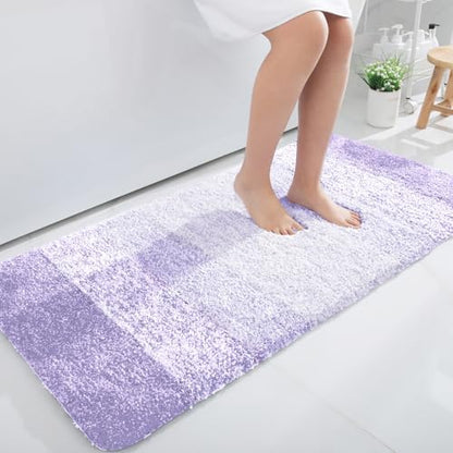 OLANLY Bathroom Runner Rug 40x24, Extra Soft Absorbent Microfiber Bath Rugs