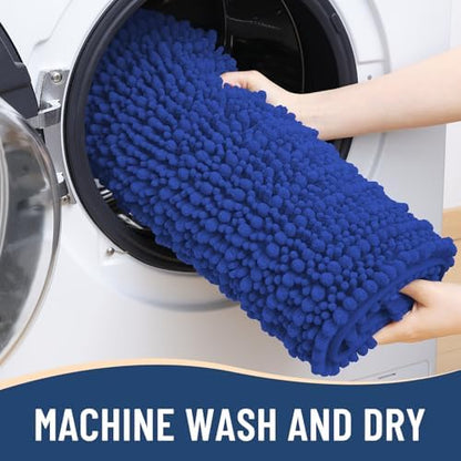 Arotive Bathroom Rugs Mat 30x20, Soft Absorbent Chenille Shaggy Bath Mat