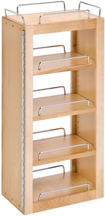 REV-A-Shelf Wood Base Cabinet Swing Out Pantry Organizer
