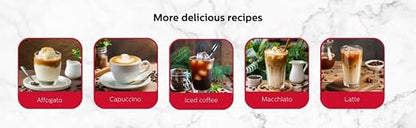 Holstein Housewares Personal Coffee Maker with 14oz Travel Mug – Compact One-Touch Brew Machine with Reusable Filter, Auto Shut-Off, Non-Stick Plate, Ideal for Home, Office, or Dorm. Grey