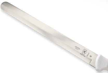 Mercer Culinary Ultimate White 12" Wavy Edge Slicer Knife