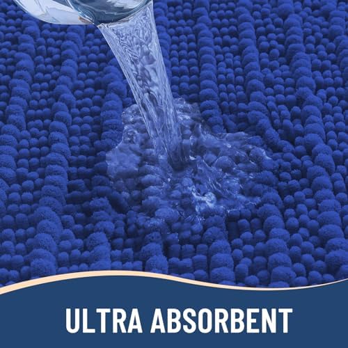 Arotive Bathroom Rugs Mat 30x20, Soft Absorbent Chenille Shaggy Bath Mat