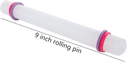ScivoKaval Marshmallow Fondant Cake Decorating Hand Tool 12 Pcs 5 Sets Sugarcraft Gumpaste Icing Smoother Rolling Pin Trimmer Cutter Embosser Flower Scissor Modelling Accessories Supplies Kit Blue