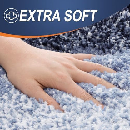 OLANLY Large Bathroom Rugs 50x30, Extra Soft Absorbent Microfiber Bath Rugs