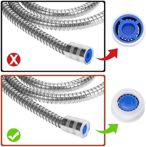 4pcs Shower Head Flow Restrictor, 1.5/1.8/2.0/2.5 GPM