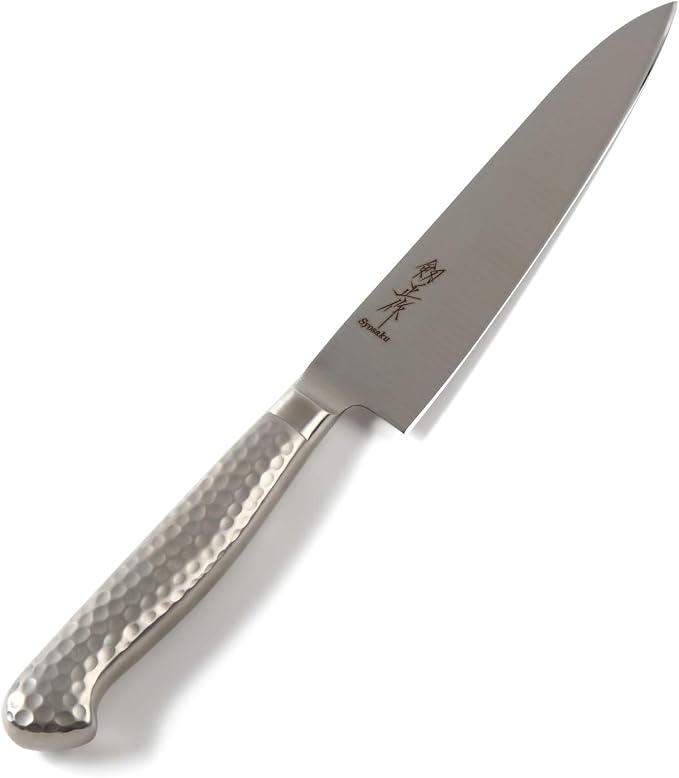 Japanese Petty Knife INOX AUS-8A Stainless Steel Integrated Handle, 6-inch (150mm)