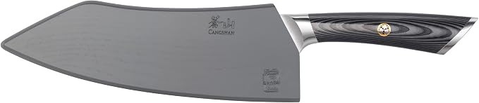 Cangshan NAKA Series X-7 Steel Forged Rocking Chef's Knife with Sheath (8-Inch)