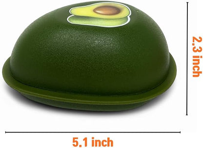 Vegetable and Fruit Saver, Keep Fresh Longer, Reusable Storage Keeper, Vegetable and Fruit Storage Containers in Fridge, BPA Free (Avocado)