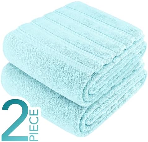 American Soft Linen 100% Cotton Luxury Turkish Towels, 2PC 35x70 Bath Sheet