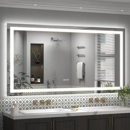 72x40 Inch LED Mirror for Bathroom