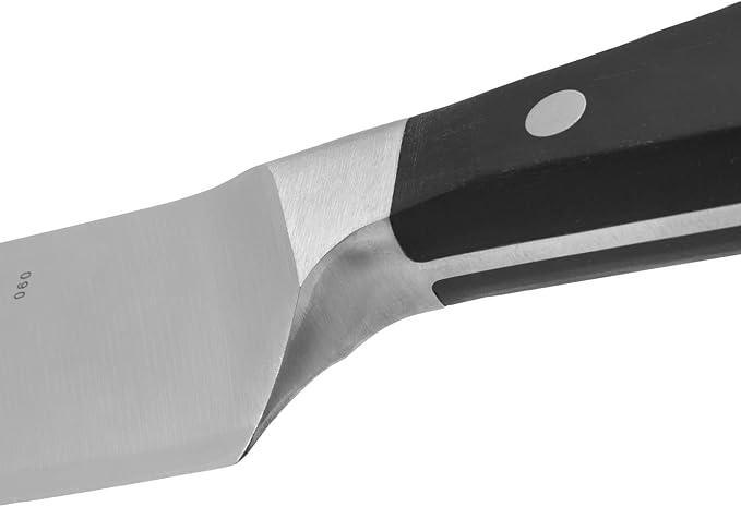 Arcos Forged Chef Knife 8 Inch Stainless Steel. Professional Kitchen Knife for Cooking. Ergonomic Polyoxymethylene Handle and 210mm Blade. Series Manhattan. Color Black