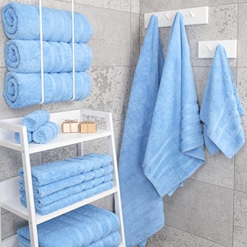 American Soft Linen 100% Cotton Luxury Turkish Towels, 4 PC Bath Towel Set