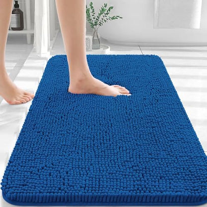 OLANLY Bathroom Rugs 36x24, Extra Soft Absorbent Chenille Bath Rugs
