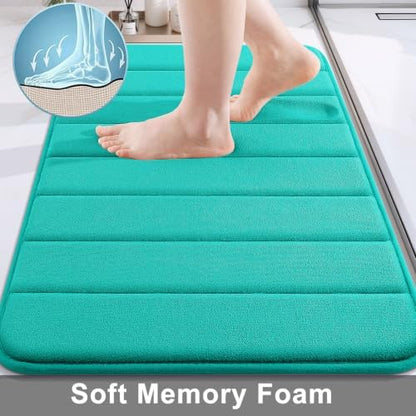 Buganda Memory Foam Bath Mat 70 x 24, Ultra Soft Absorbent Bathroom Rugs
