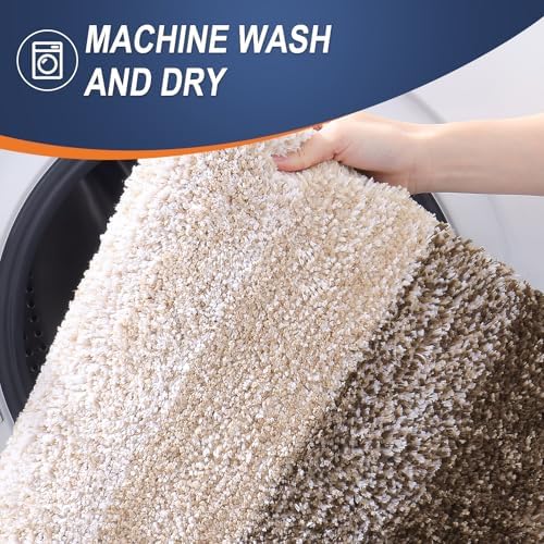 OLANLY Bathroom Rugs Mat 30x20, Extra Soft Absorbent Microfiber Bath Rugs