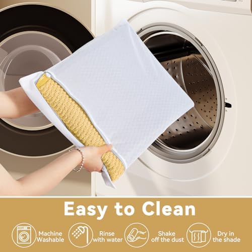 Triohero Bathroom Rugs Non Slip Washable, Super Absorbent Thin Bath Mat Small Quick Dry Low Pile Bathroom Rug, Yellow 16"x24"