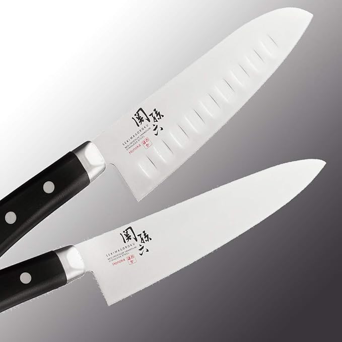 Kai Corporation KAI AB5429 Seki Magoroku Honoka Small Santoku Knife, 5.7 inches (145 mm), Made in Japan