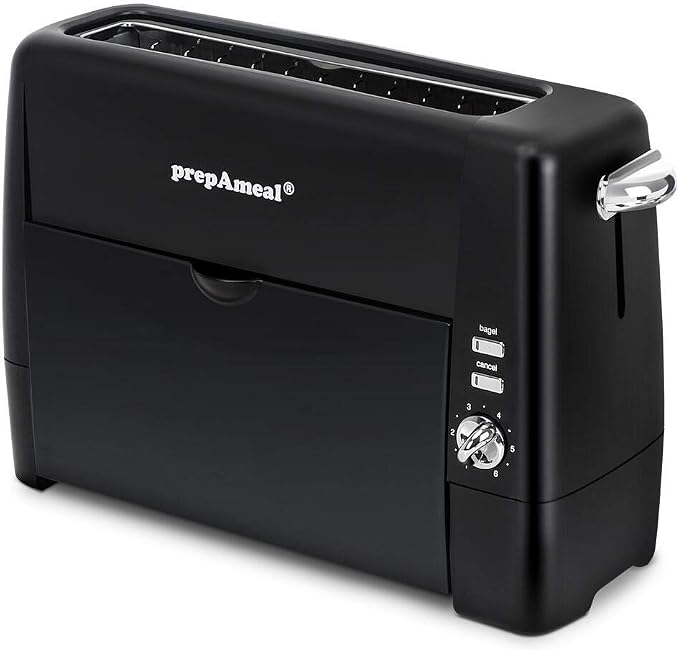 Long Slot Toaster 2 Slice Toaster with 6 Shade Settings, Bagel/Cancel, Extra Wide Slots, Removable Crumb Tray, for Bagels, Waffles, Breads, Puff Pastry, Snacks (2-Slice, Black)